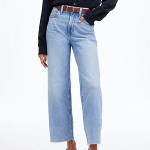 Madewell the perfect vintage wide leg crop jeans nwt size 26 Altoona